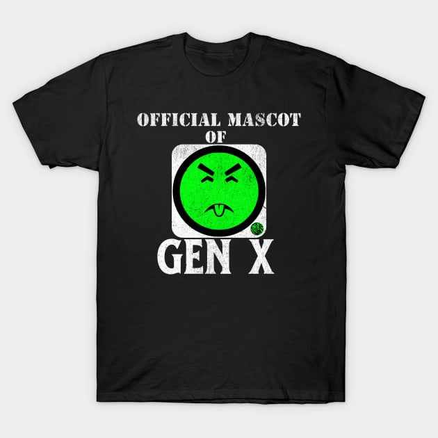 Funny Generation X Gen X Mr Yuk 80's and 90's Vintage and Nostalgic Gift Idea T-Shirt by anarchyunion